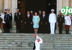 Dina Boluarte reaparece con altos mandos de FF.AA. durante cambio de guardia (VIDEO)