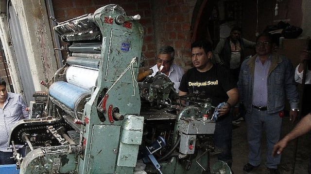 Cercado de Lima: Trabajadores no quieren dejar imprentas pese a ordenanza