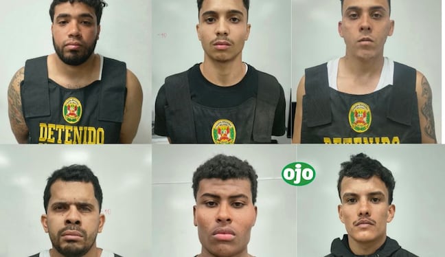 Los detenidos forman parte de la banda criminal "Los Remanente del Tren de Aragua" se negaron a que los agentes revisen sus celulares.