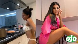 Tefi Valenzuela y su sensual baile en lencería mientras cocina | VIDEO