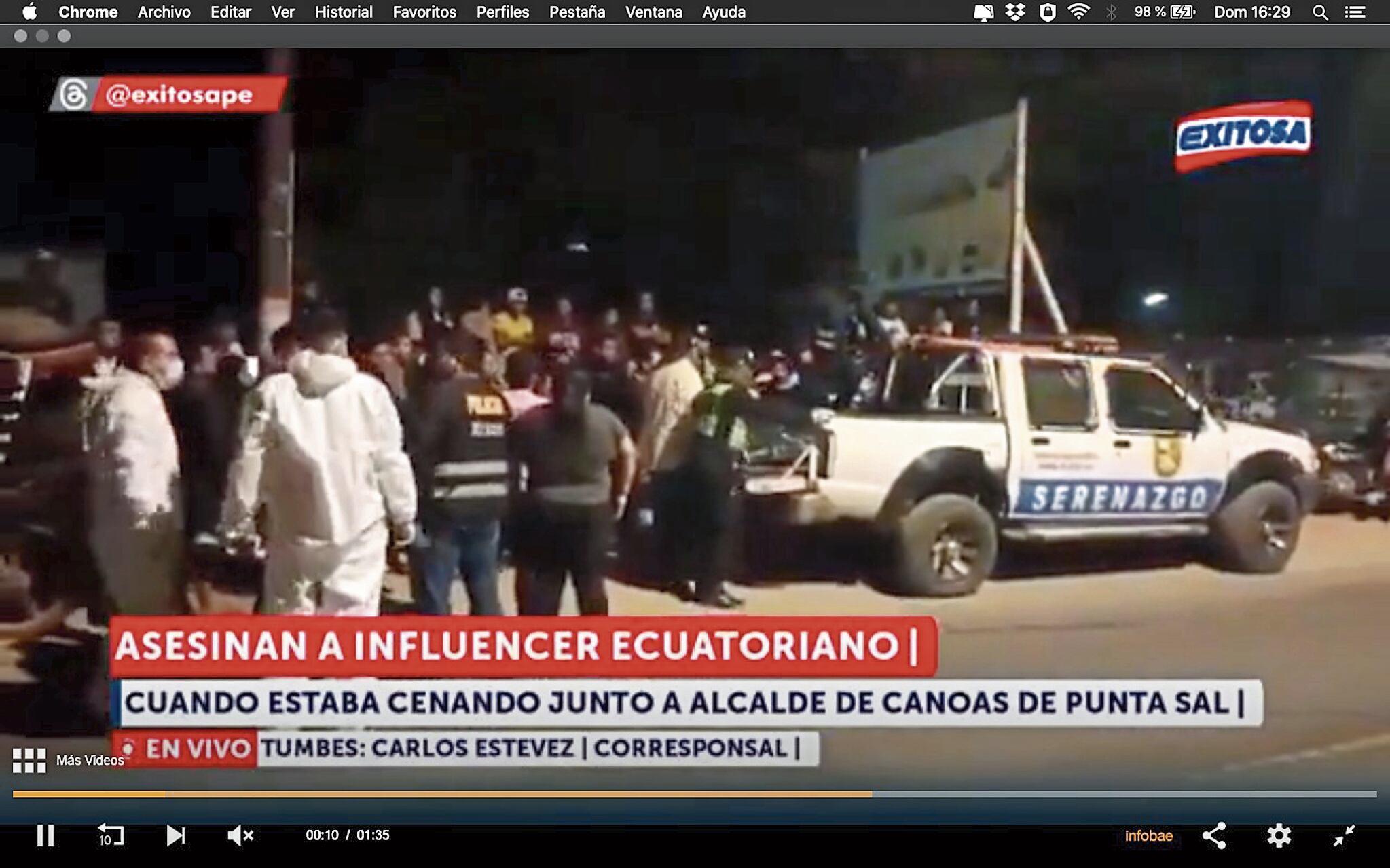 Crimen conmociona a las redes sociales porque el influencer ecuatoriano era muy apreciado.