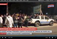 Asesinan a influencer ecuatoriano en Punta Sal y atrapan a sospechosos