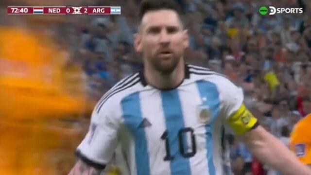 ‘Leo’ no perdonó: así fue el gol de Messi para el 2-0 frente a Países Bajos | VIDEO
