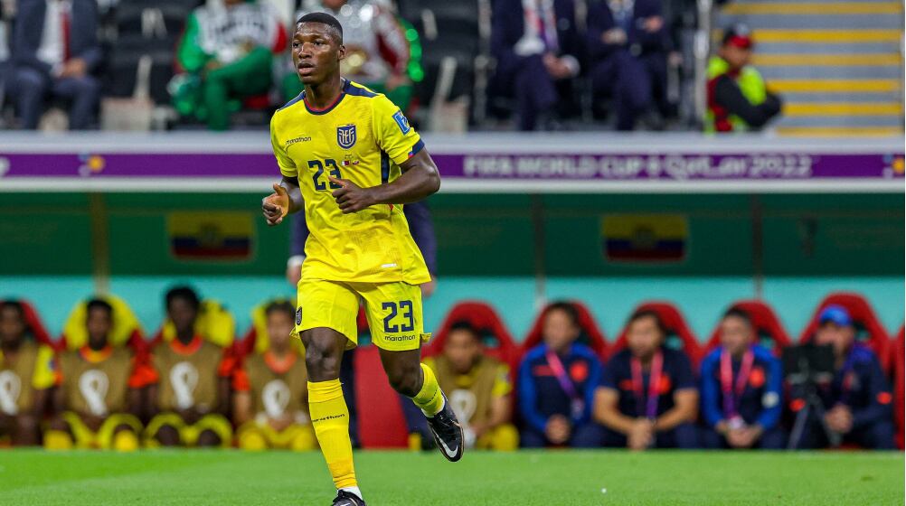 Moisés Caicedo es pieza clave también en la selección de Ecuador.