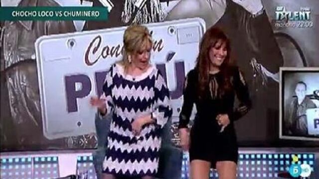 Magaly Medina bailó el 'Totó' en televisión española [VIDEO]
