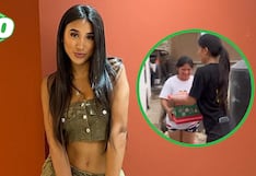 Samahara Lobatón entrega canastas navideñas a familias necesitadas: Estoy feliz de inculcarle valores a mi hija (VIDEO)