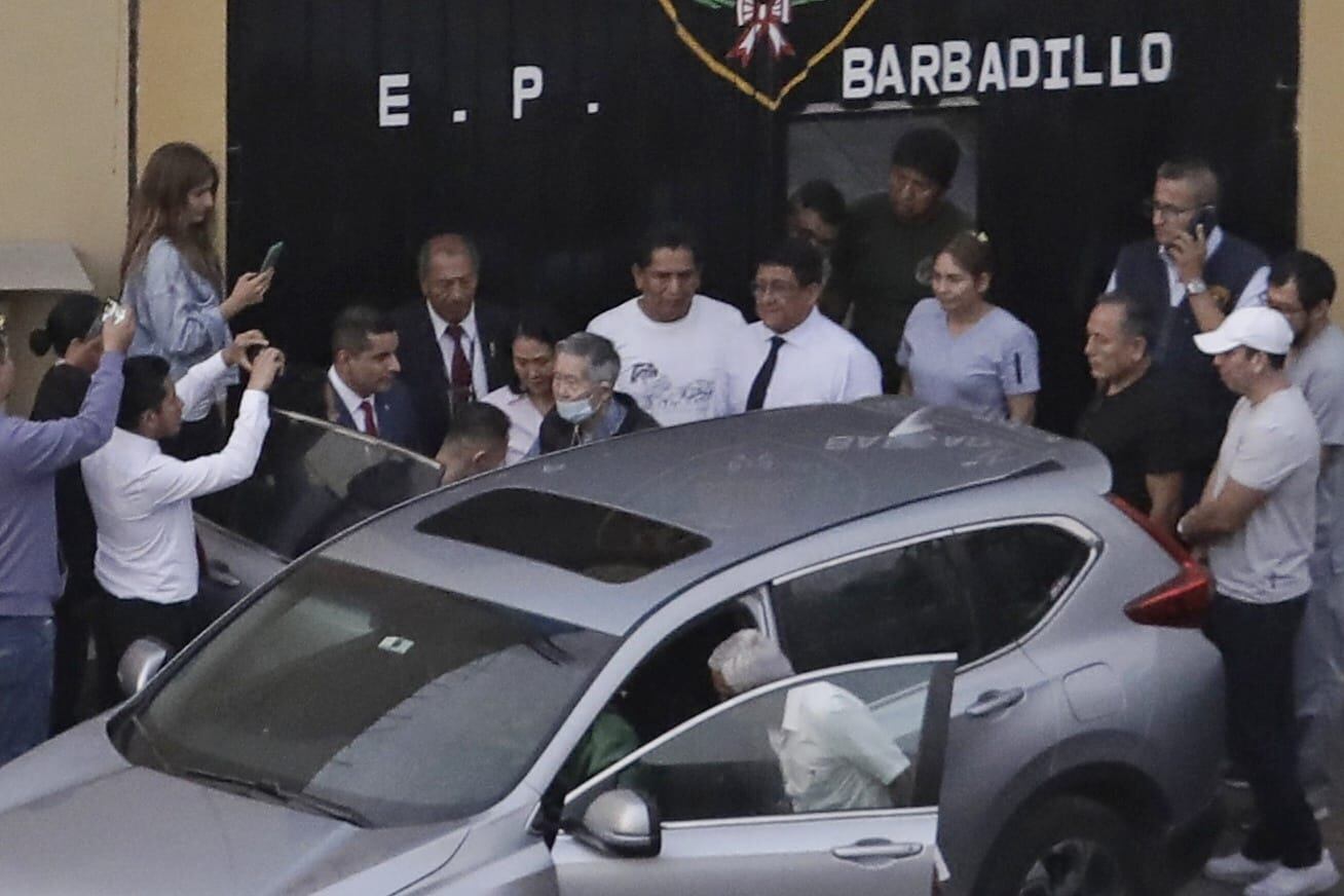 Alberto Fujimori salió del penal Barbadillo con beneplácito del Gobierno de Dina Boluarte. (Foto: Anthony Niño de Guzmán/ @photo.gec)
