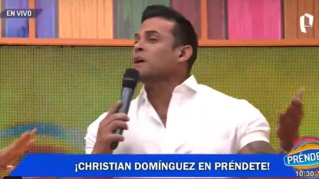 Christian Domínguez fue presentado en ‘Préndete’ y se mandó en floro con Karla Tarazona: “¡Guapa!”