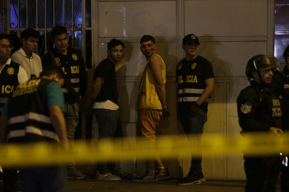 Detenidos, Danny José Marcano Andrade (28) y Albin Daniel Vargas García (23).
Foto: César Bueno @photo.gec