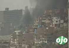 Más de 10 unidades de bomberos atienden incendio de gran magnitud en vivienda de La Victoria