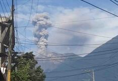 Como el Ubinas en Perú, el volcán de Fuego de Guatemala entra en erupción y expulsa ceniza y lava