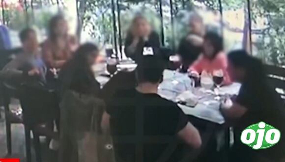 Imágenes del momento exacto de muerte de mujer en restaurante Panchita