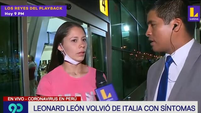 Coronavirus: Leonard León llegó al Perú y presenta síntomas de gripe | VIDEO  