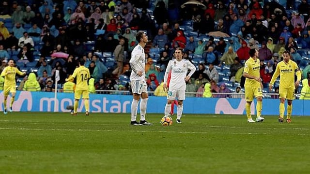 Real Madrid toca el fondo al caer de local 0-1 ante Villarreal