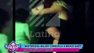 Mario Hart besa a rubia que no es Alejandra Baigorria  
