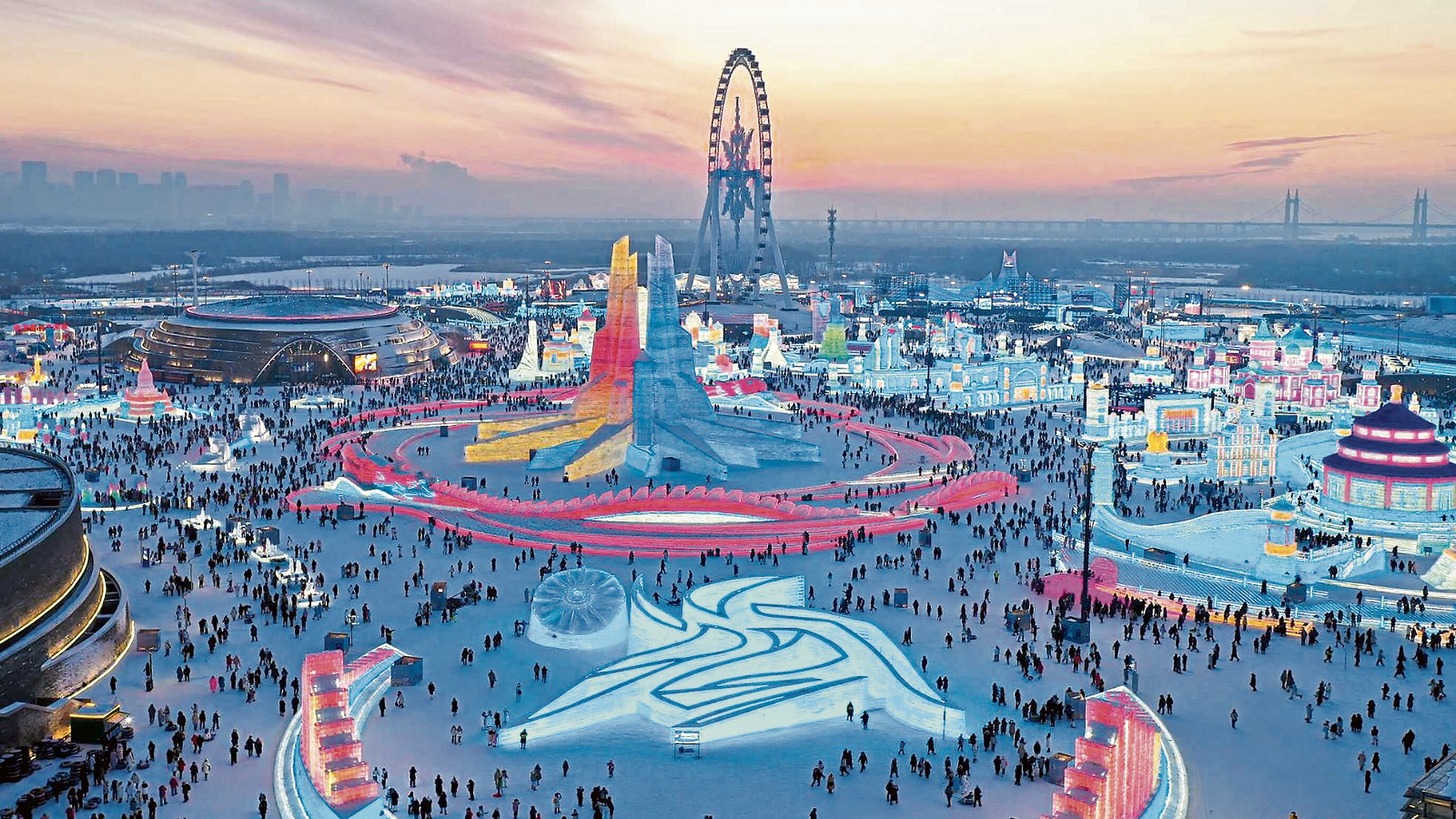 Festival del Hielo es impresionante en China.