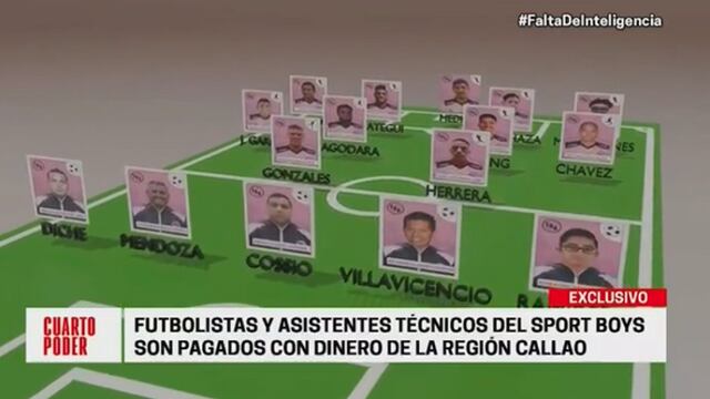 Sport Boys: jugadores reciben pago del Gobierno Regional del Callao por servicios que no brindan | VIDEO