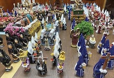 Artesano conmemora fiesta religiosa cristiana con Semana Santa en miniatura