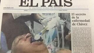 'El País' detiene reparto de edición impresa por falsa foto de Chávez