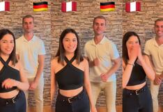 “Al menos tiene ritmo cardiaco”: joven alemán trata de aprender los pasos de baile que le enseña su novia peruana