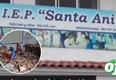 Municipalidad de Huaral clausuró colegio en el que se cayó techo sobre 11 niños de inicial