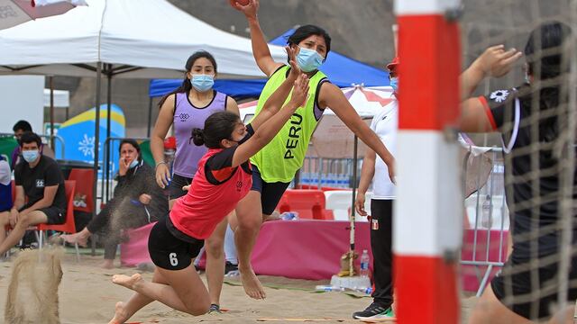 Competencia de Beach Handball tuvo gran acogida en el Complejo Panamericano