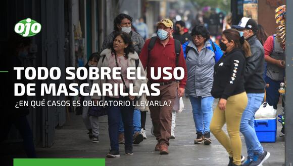 Cuarta ola COVID-19: todo sobre el uso de mascarillas y en qué casos es obligatorio llevarla