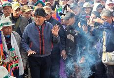 Bolivia: Evo Morales lidera marcha para tumbarse al gobierno de Luis Arce