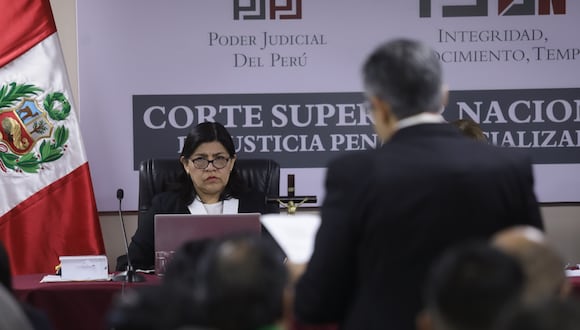 José Domingo Pérez ante el tribunal sostiene los cargos contra Keiko Fujimori, para quien pide 30 años y 10 meses de prisión efectiva por varios delitos graves.