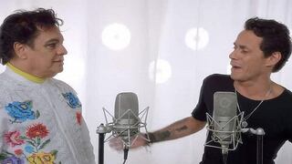 Juan Gabriel sorprende cantando salsa junto a  Marc Anthony [VIDEO]