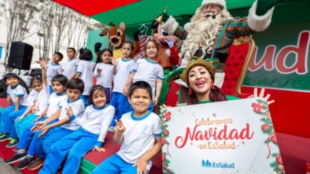 “Navidad con EsSalud”: niños conocieron a Papa Noel y se atendieron en distintas especialidad
