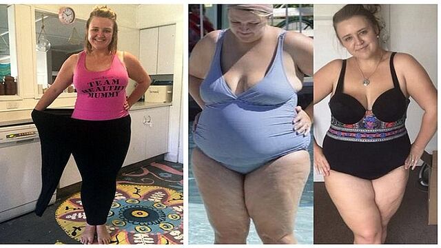 Mamá que pesaba 128 kilos, logra cambiar su físico sin dietas ni ejercicios (FOTOS)