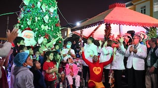 INSN-Breña: Pacientes ya viven la magia y el espíritu de la Navidad tras el encendido de las luces del árbol que realizó la niña símbolo de lucha y esperanza