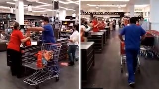 Coronavirus: Médico es aplaudido por vendedores y clientes en supermercado | VIDEO