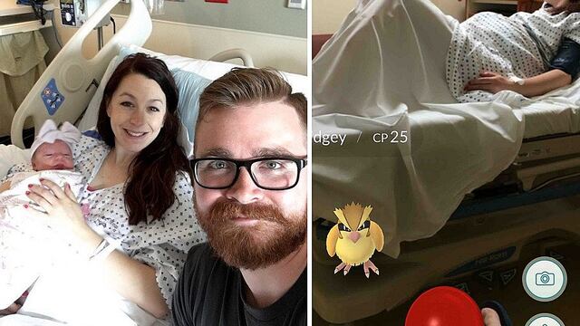 ​Pokemón Go: Atrapa un Pidgey mientras su esposa daba a luz y su historia se viraliza