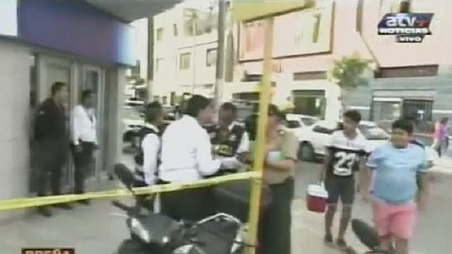 Cinco encapuchados asaltan agencia bancaria en Breña (VIDEO)