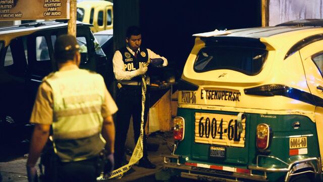 Sicarios acribillan a mototaxista en un taller mecánico de San Juan de Miraflores