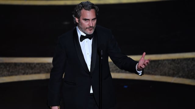Joaquin Phoenix se llevó el premio a Mejor actor en los Oscar 2020 por su papel en “Joker”