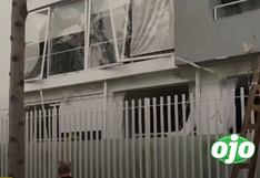 Explosión por fuga de gas en edificio deja dos personas heridas en San Isidro