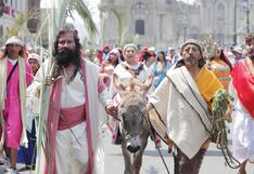 Semana Santa: “Cristo Cholo” interpretó entrada de Jesús con burrito