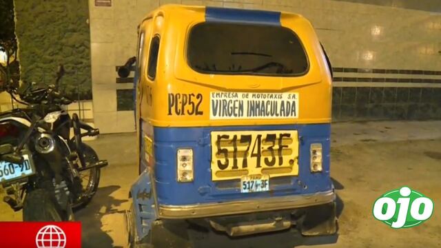 Mototaxi con tres mujeres y un bebé fue atacado a balazos en San Juan de Miraflores (VIDEO)