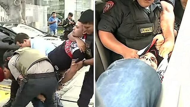 Extranjero forcejea con policías al resistirse a intervención (VIDEO)