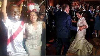Congresista Cecilia Chacón se casa en modo Mundial (FOTOS)