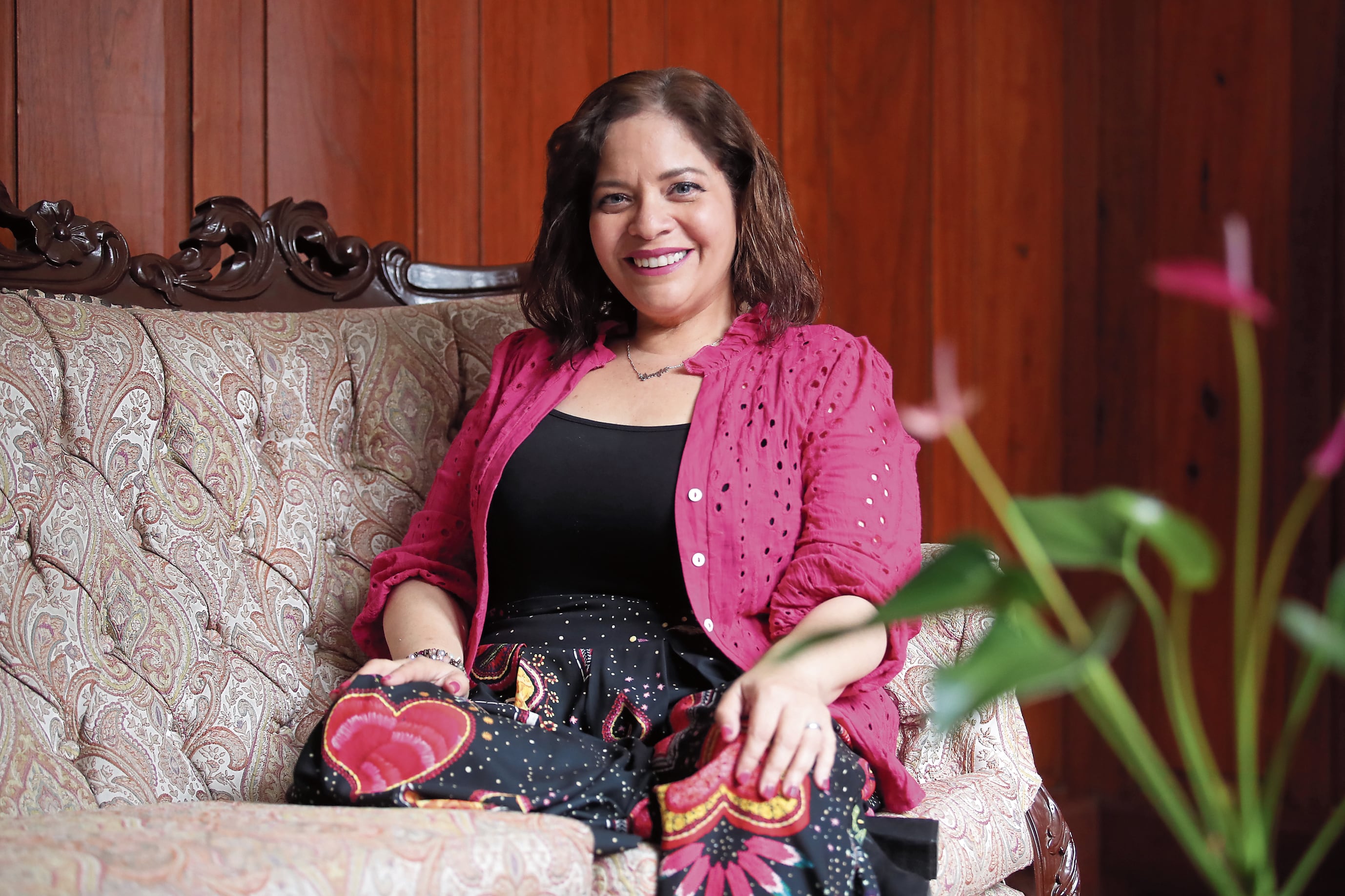 Conduce el programa “Escápate con Angie Palomino” en Radio Nacional. / Fotos Jesús Saucedo @photo.gec
