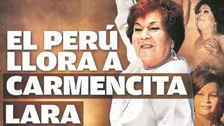 Carmencita Lara murió a los 91 años en su casa de Comas