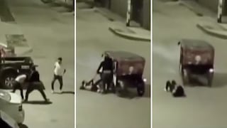 Rateros arrastran por la pista a joven que puso resistencia a robo (VIDEO)
