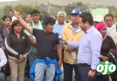 Pescadores afectados por el derrame de petróleo se manifiestan contra Repsol en Ventanilla