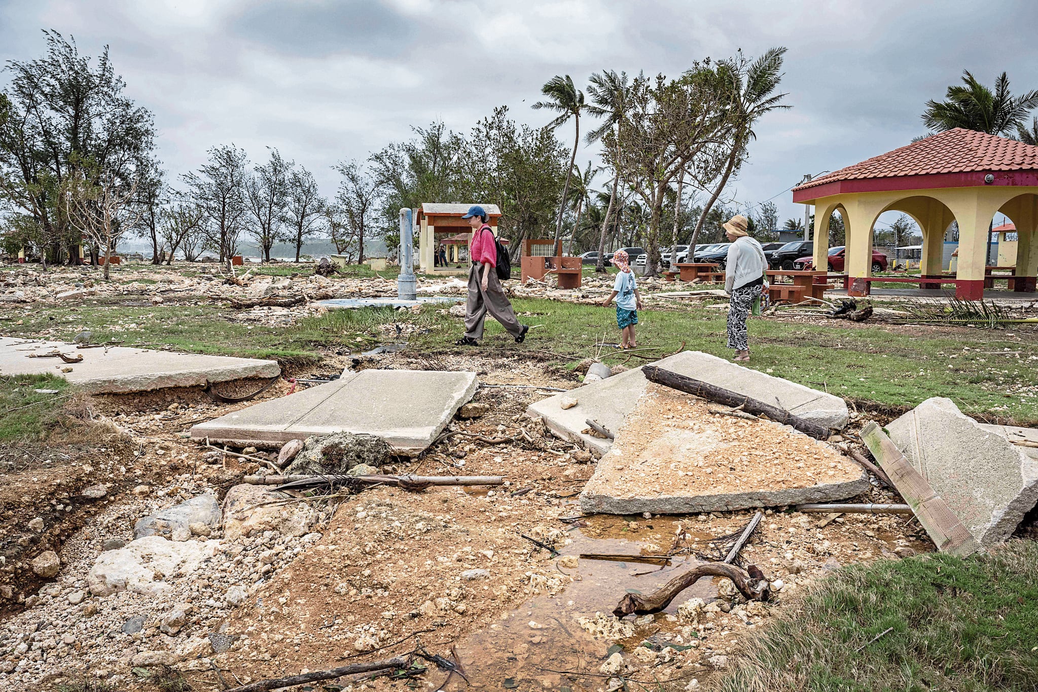 La situación es grave y China declaró una alerta que implicó evacuar a 1,71 millones de personas en la provincia de Zhejiang. (Photo by Yuichi YAMAZAKI / AFP)