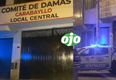 Carabayllo: Sujeto deja explosivo en la puerta de local del comité de damas del distrito