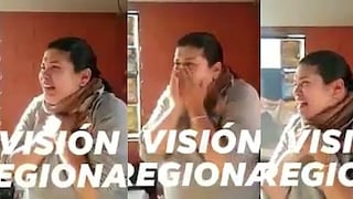 ​Venezolana llora cuando huancaínos ingresan a su trabajo para expulsarla 